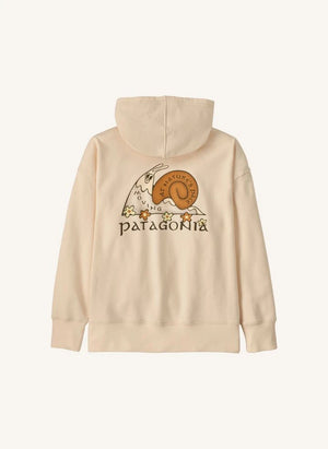 Patagonia - Logo Kapuzenhoodie | Natural