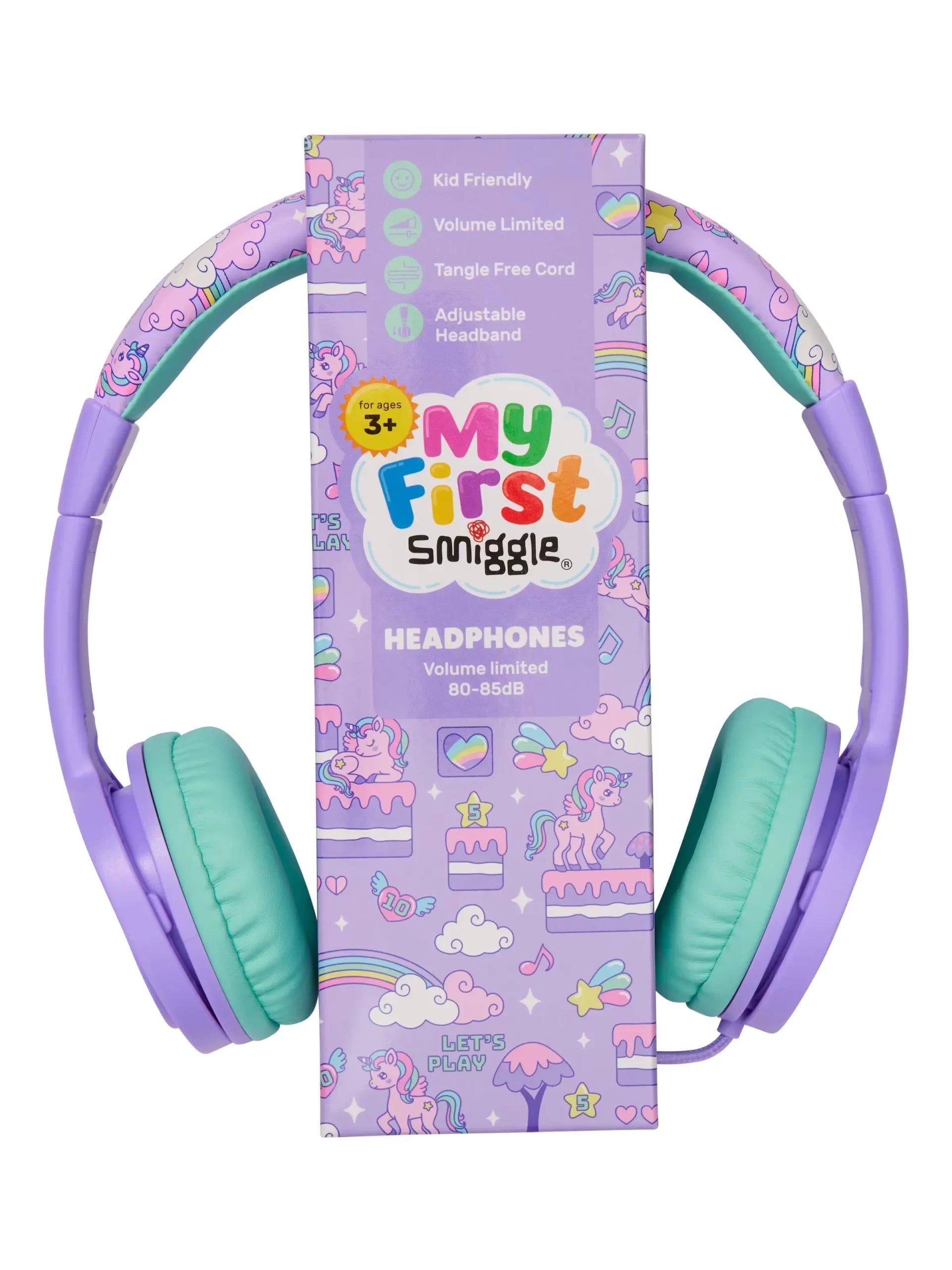 Smiggle - Lets Play Junior Kulak Üstü Kulaklık-Dinossi