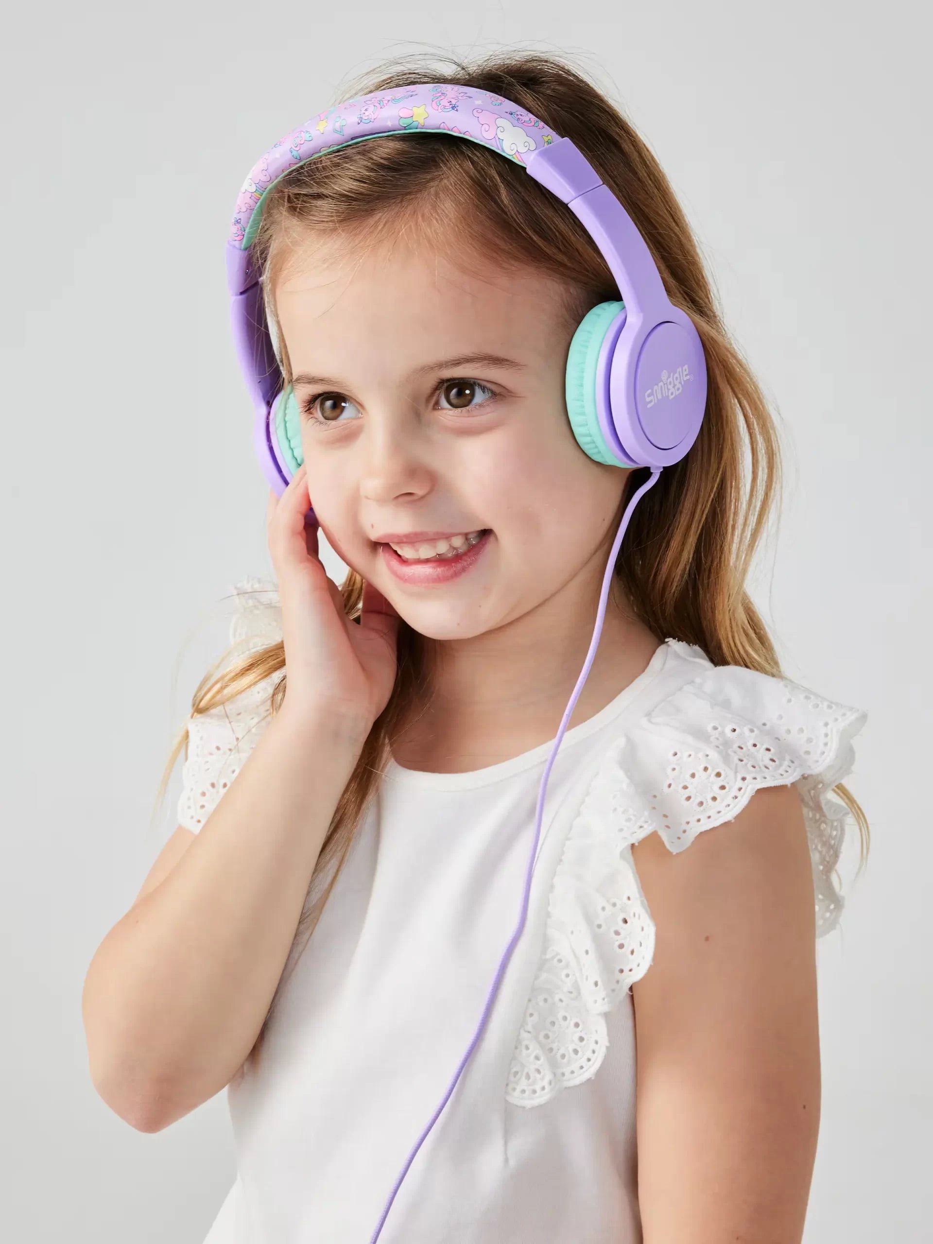 Smiggle - Lets Play Junior Kulak Üstü Kulaklık-Dinossi