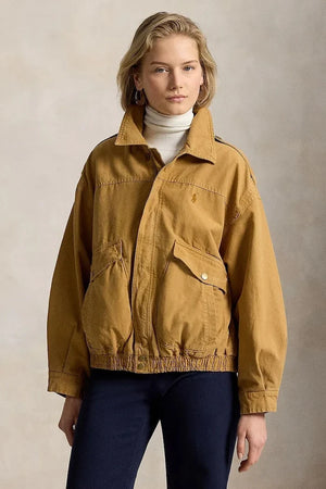Polo Ralph Lauren pamuklu kadın geçiş ceketi