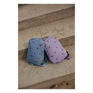 Studio Noos - Puffy Hearts Rucksack | Hellblau