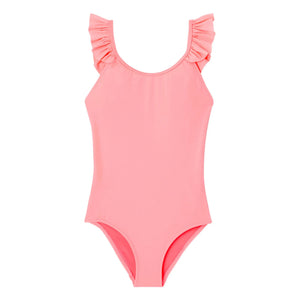 Lison Paris - 1-teiliger Badeanzug Bora Bora Recycelte Fasern | Fluoreszierend Pink