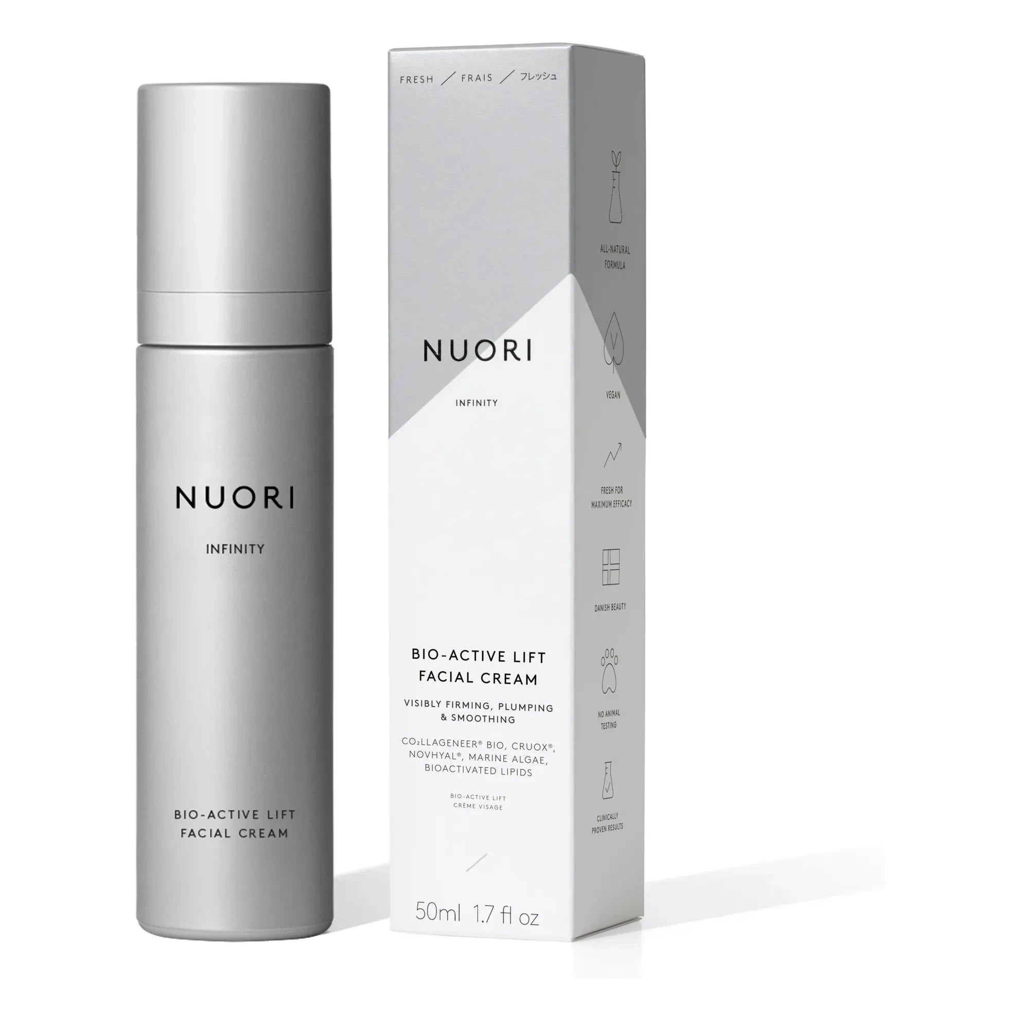 Nuori - Infinity Bio-Active Straffende Gesichtscreme - 50ml