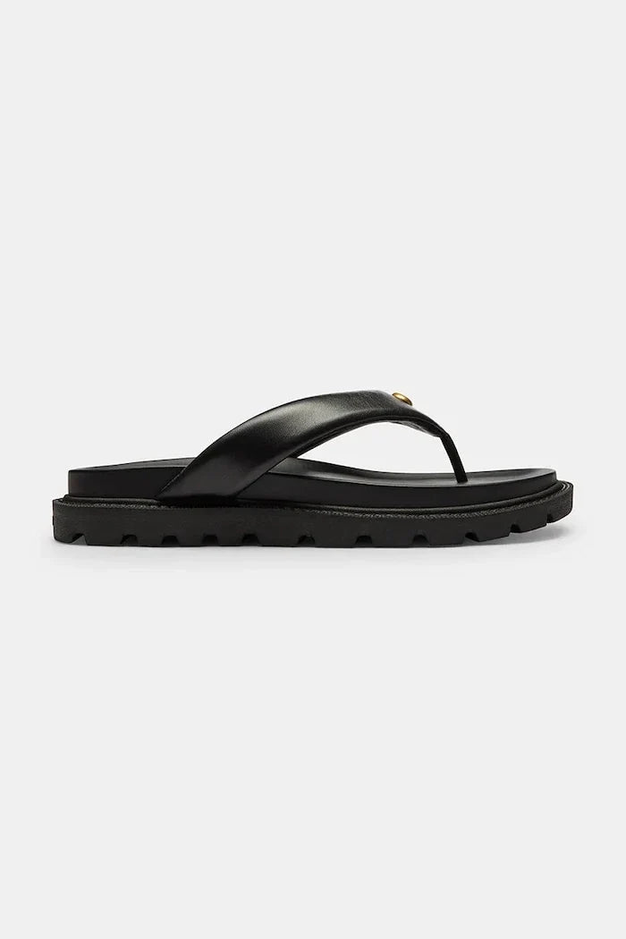 Coach Brynn Leather Thong Sandal Kadın Deri Parmak Arası Terlik