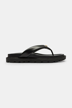 Coach Brynn Leather Thong Sandal Kadın Deri Parmak Arası Terlik