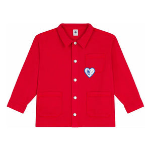 Petit Bateau - Jeans-Arbeitsjacke | Vermillion