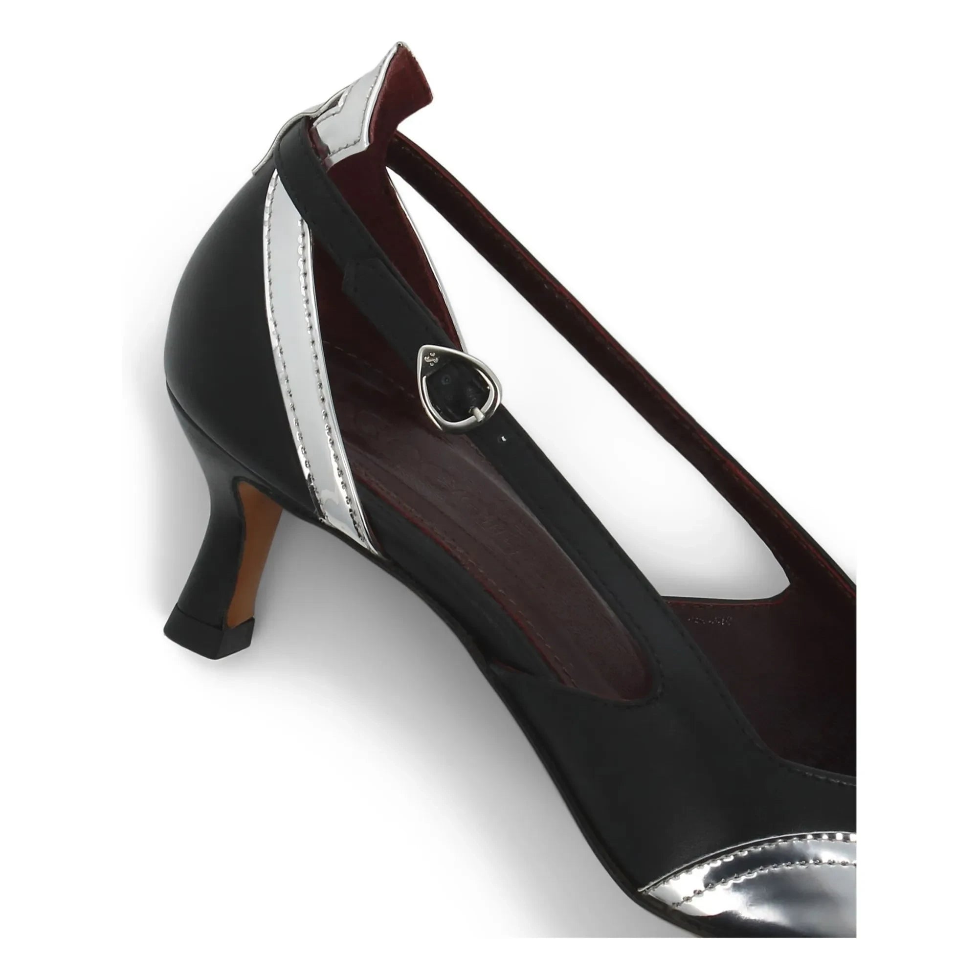 Socque Paris – Patti High Heels aus Leder | Schwarz