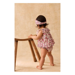 Louise Misha – Inessa Fleurie Bluse aus Bio-Baumwolle | Creme