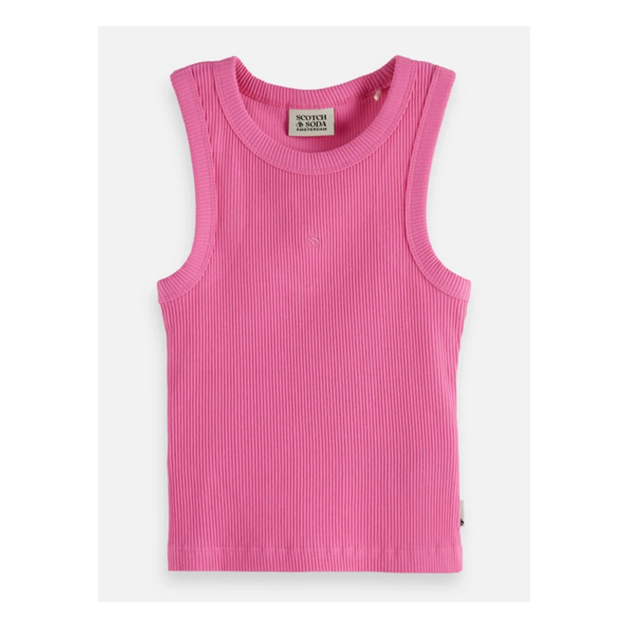 Scotch & Soda - Geripptes Tanktop | Rosa