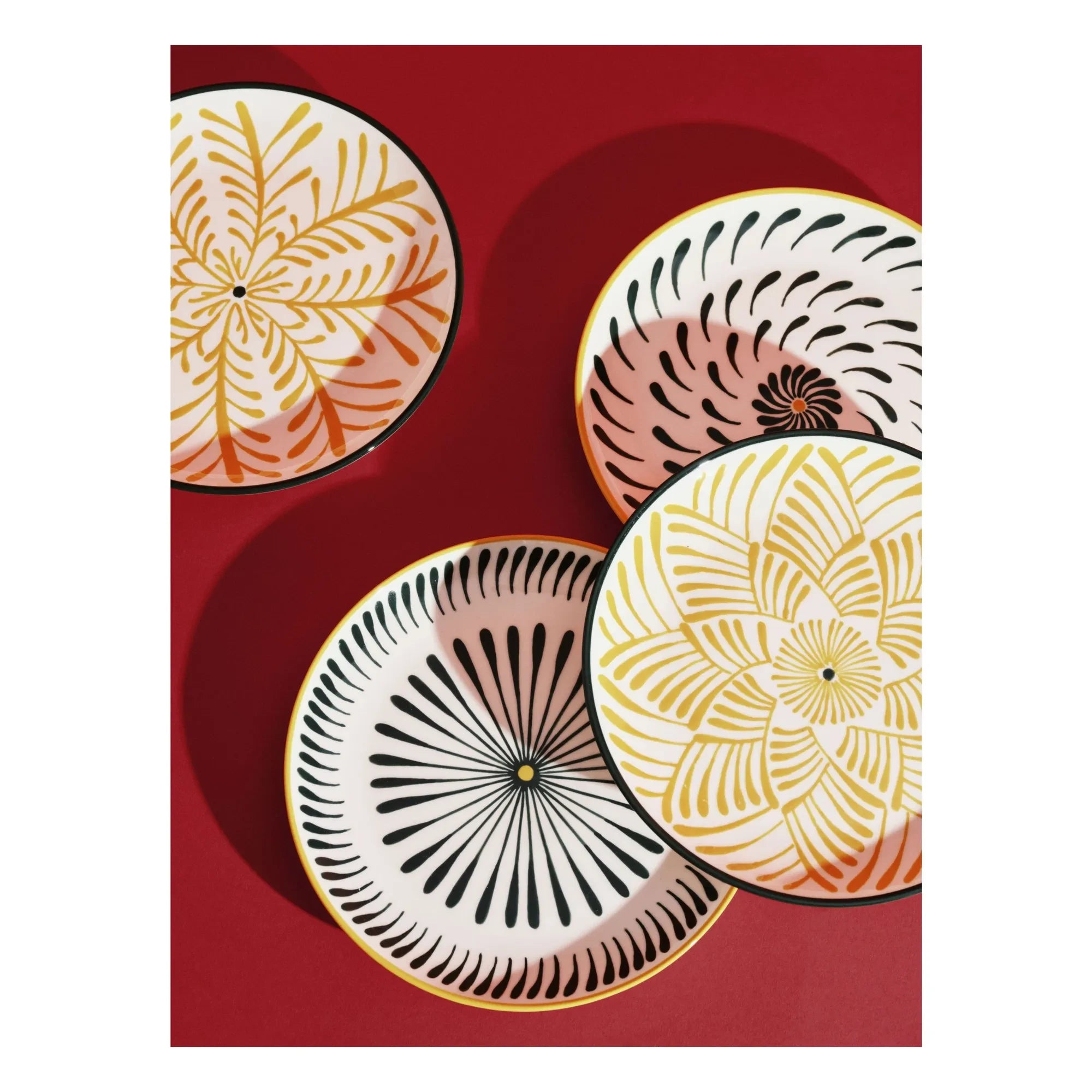 Serax - Baazar yemek tabakları, Waww La Table - 4'lü Set | Yeşil