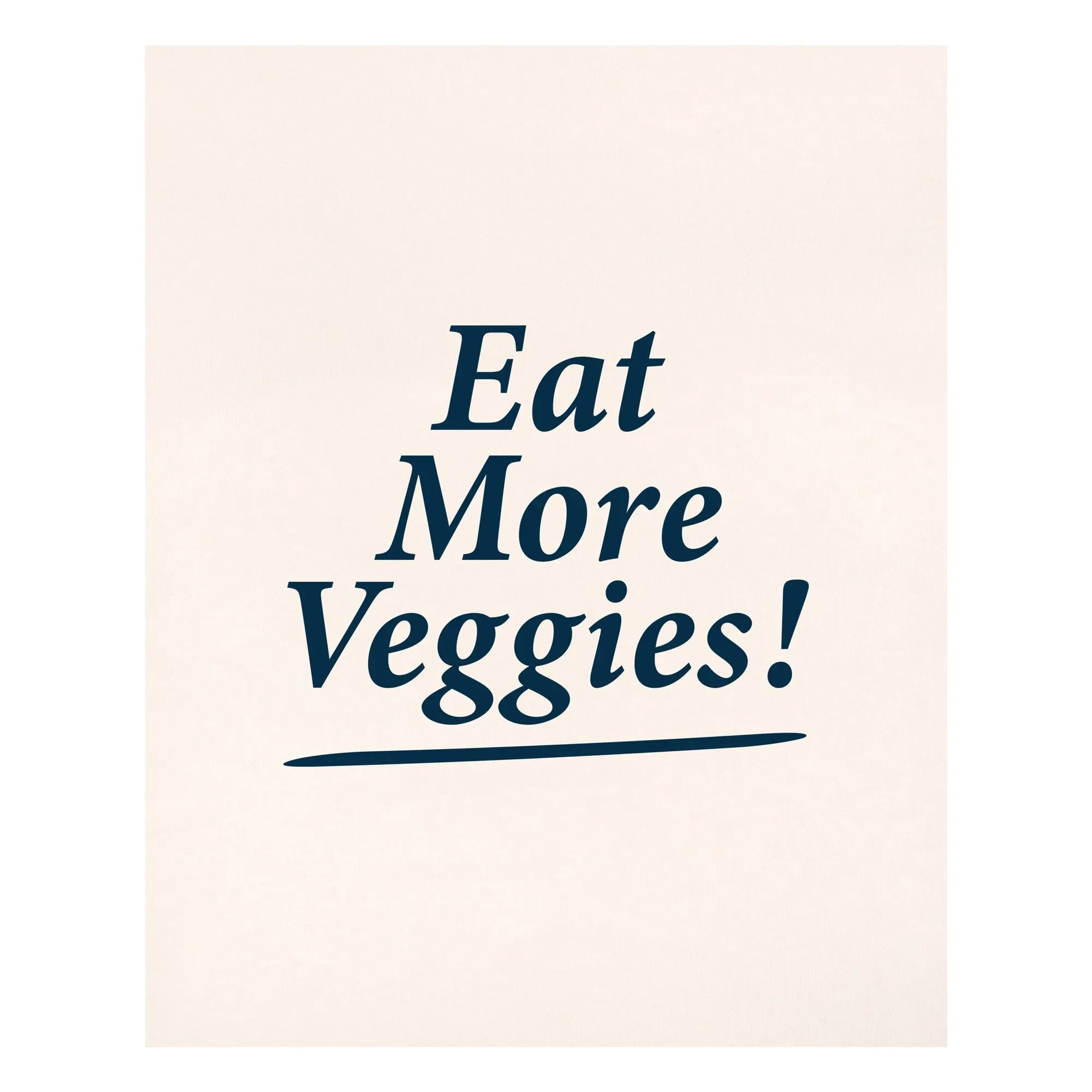 Sporty & Rich - Sweat Eat More Veggies | Creme