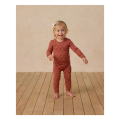 Quincy Mae - Rouge Braun Pyjama-Set
