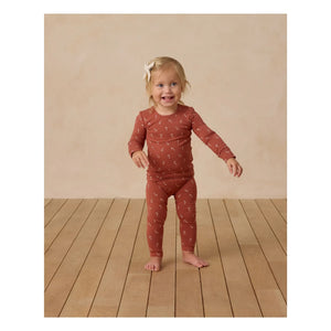Quincy Mae - Rouge Braun Pyjama-Set