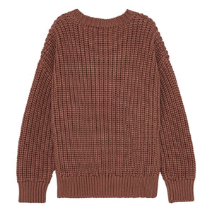 brunobruno nation - Sienna Bio-Baumwoll-Pullover | Bordeaux