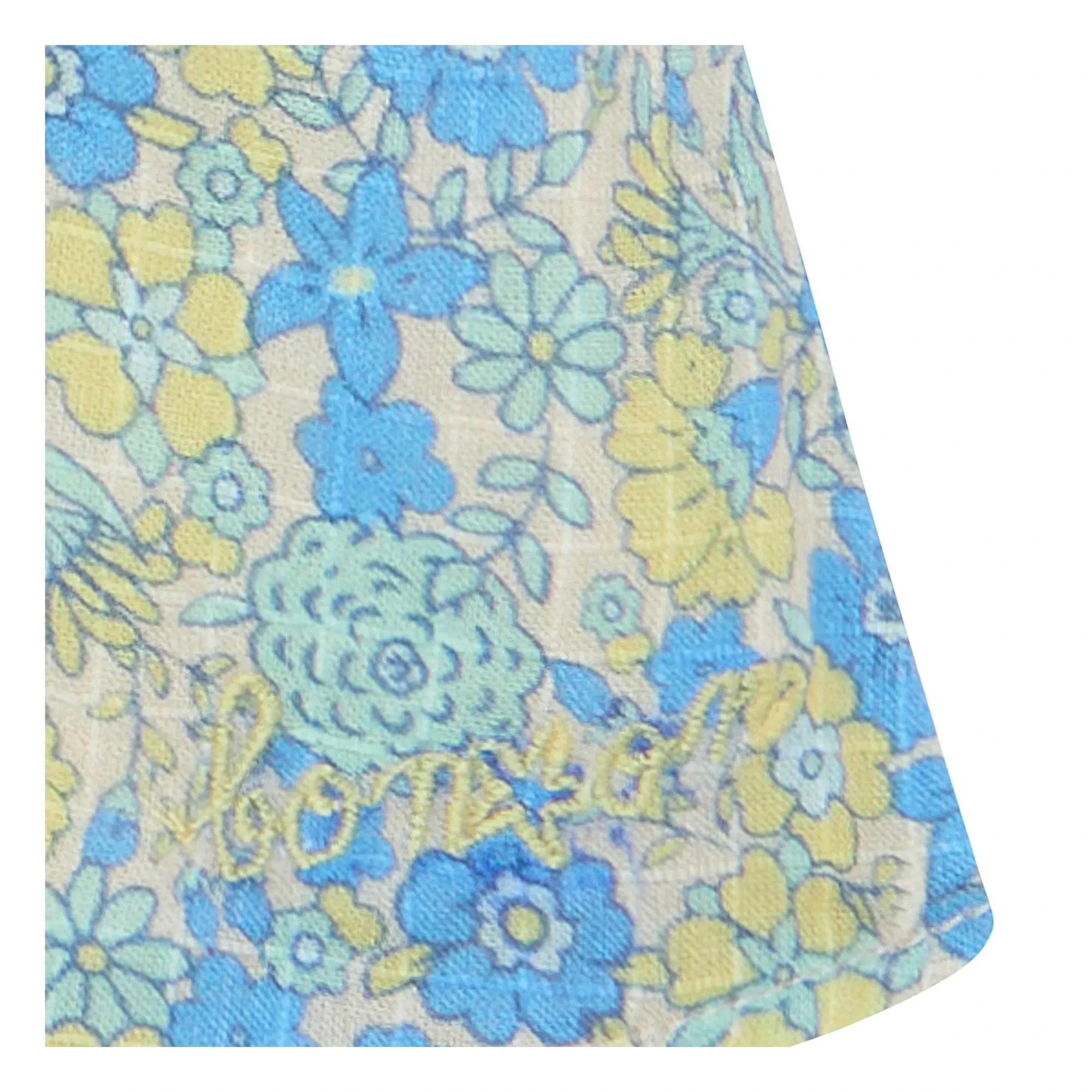 Bonton - Aria Fleurie Claudine Yaka Bluz | Mavi