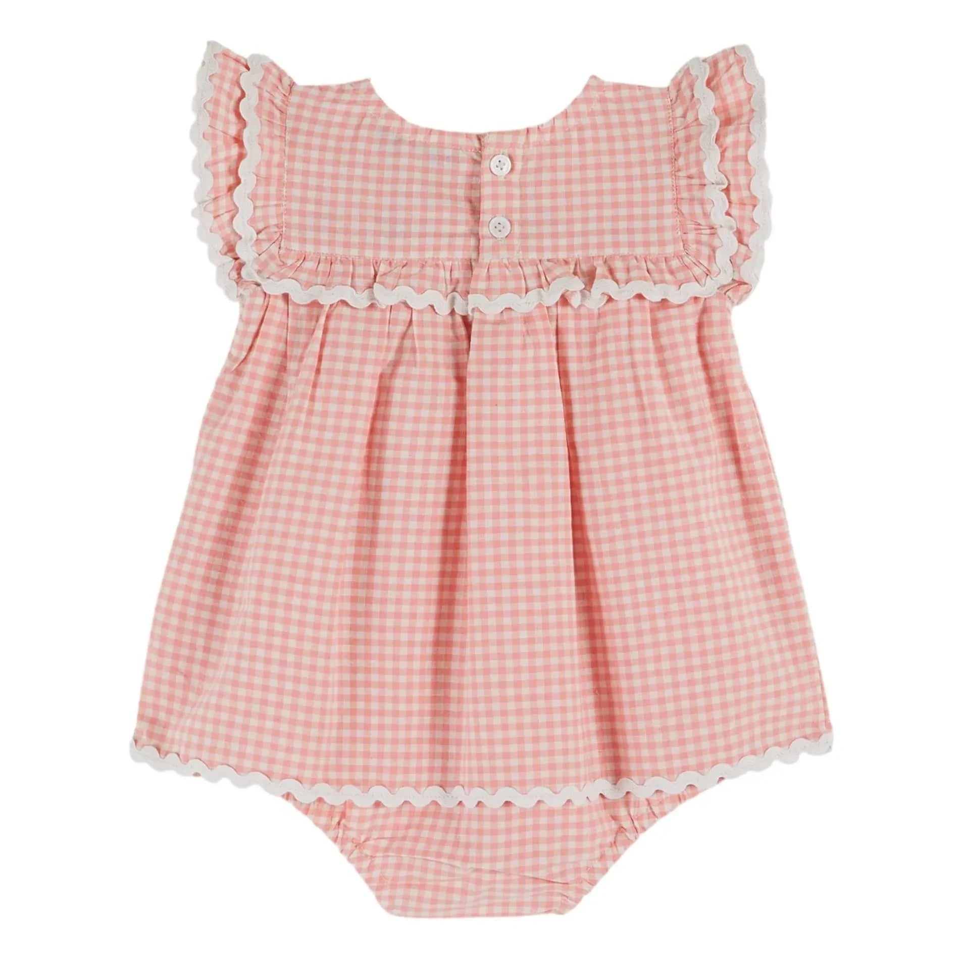 Emile et Ida - Spielerischer Overall aus Bio-Baumwolle | Rosa