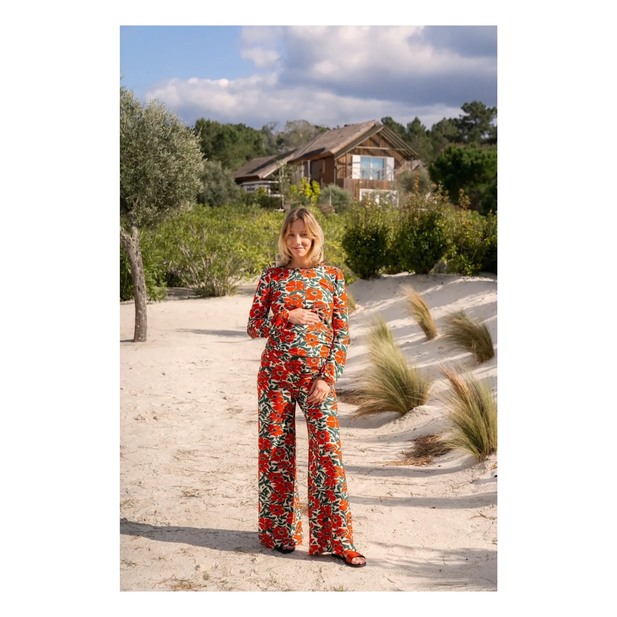 Paloma Collection - Mona Poppy Schwangerschaftsoberteil | Rot