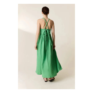 Leon & Harper - Romee Kleid aus Bio-Baumwolle | Wassergrün