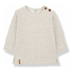 1+ in the family - Alfons T-Shirt | Melierter Beige