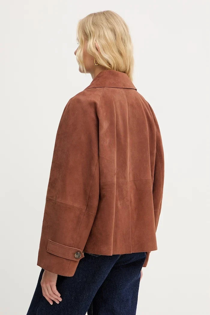 Weekend Max Mara kısa kadın süet SOSPIRO