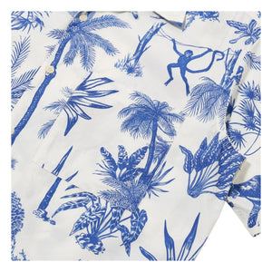Universal Works - Chemise Camp Jungle Toile Hemd | Weiß