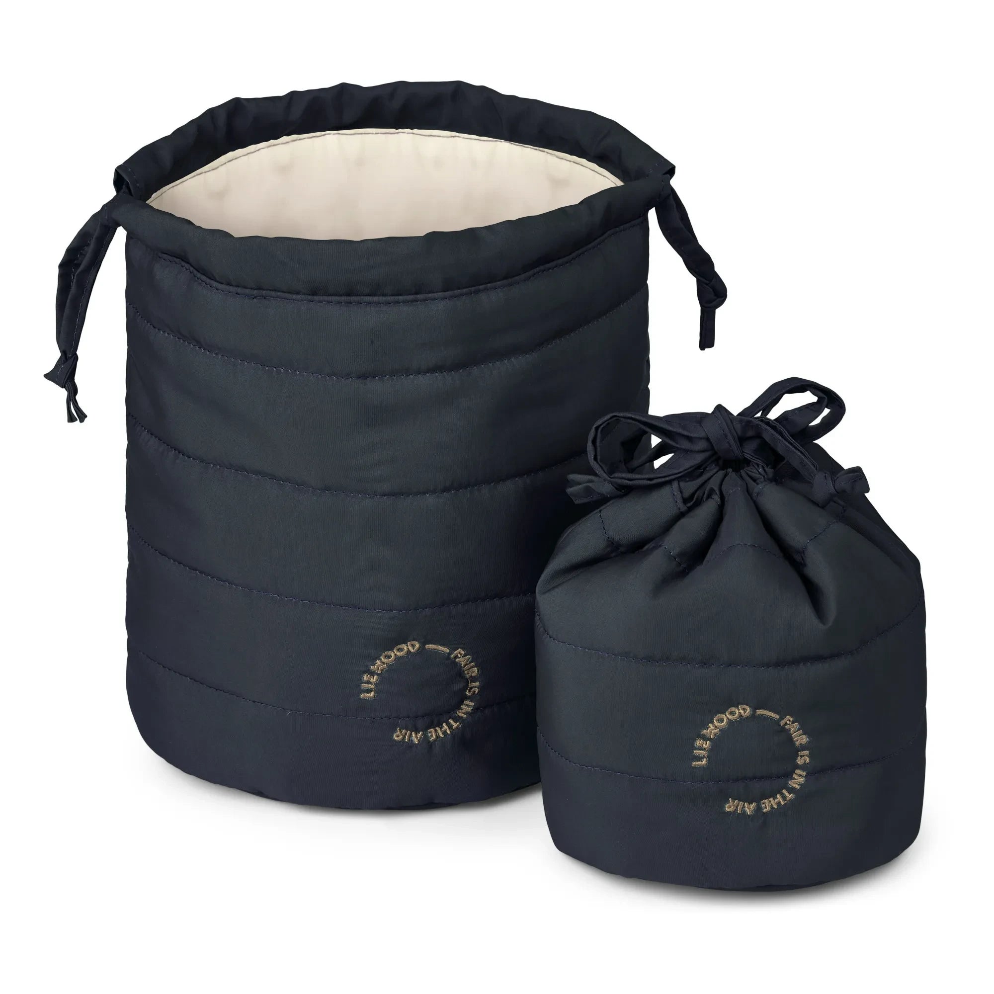Liewood - Luan Aufbewahrungstaschen - 2er-Set | Marineblau