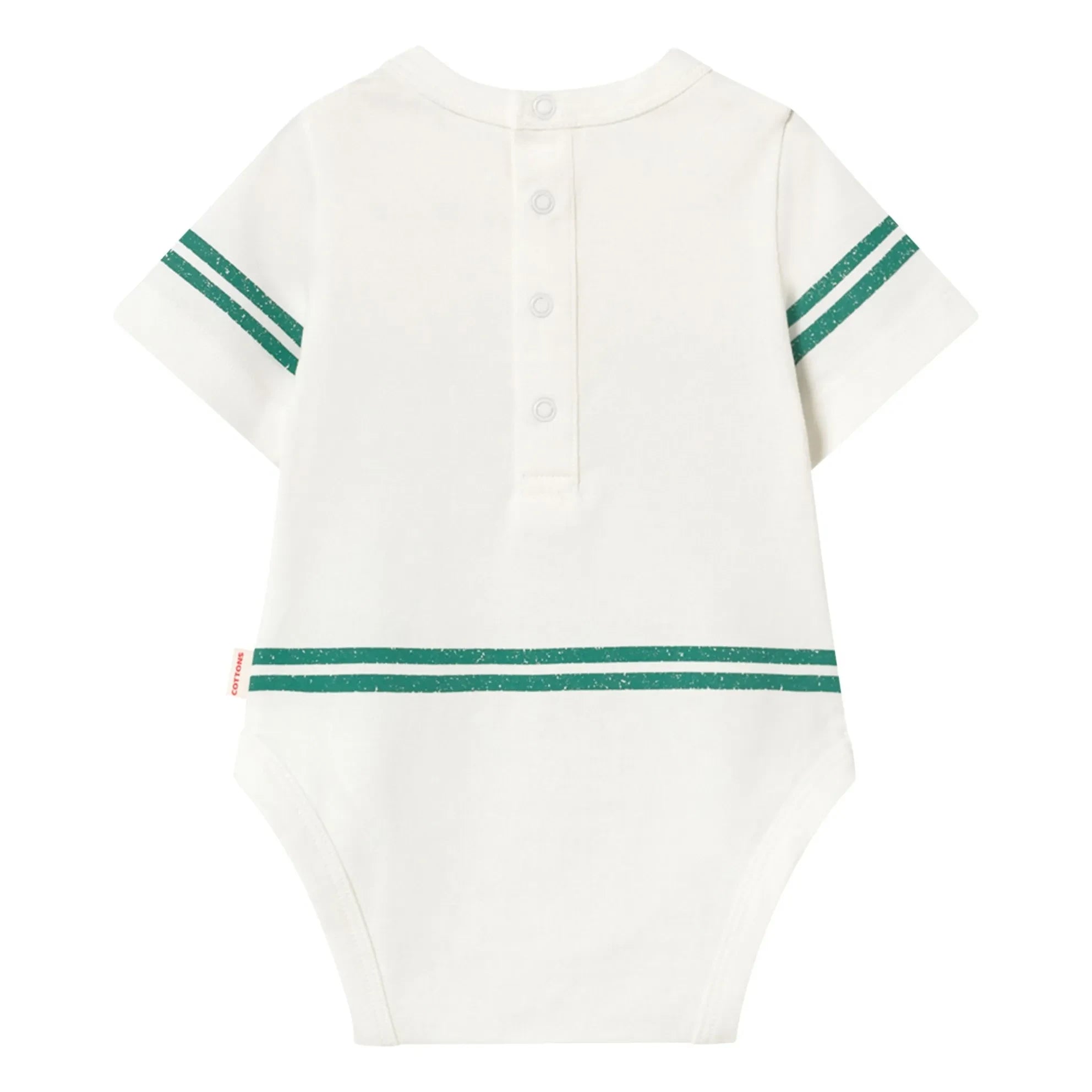 Tinycottons - Body Roses Bio-Baumwolle | Weiß