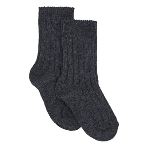 Collégien - Socken aus Kaschmir und Merinowolle | Anthrazit