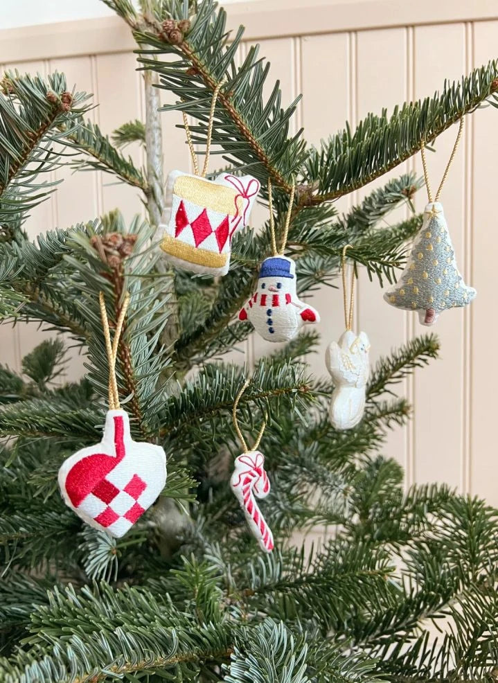 Cam Cam - Kardan Adam Noel süsleri - 3'lü Set