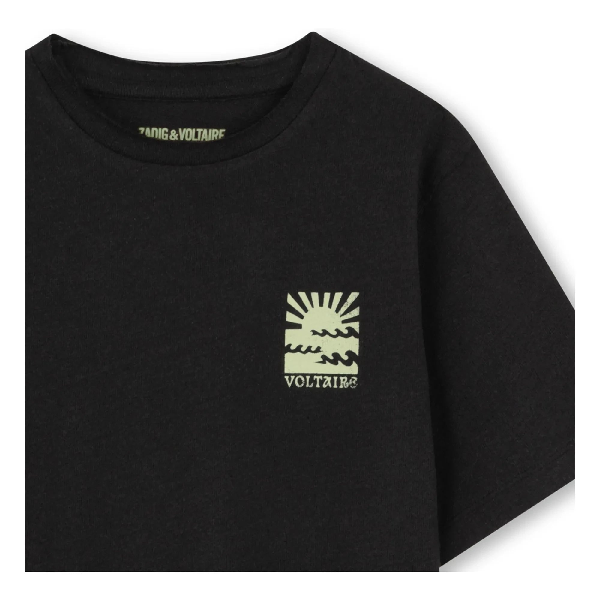 Zadig & Voltaire - T-Shirt Jersez Make More Art | Schwarz