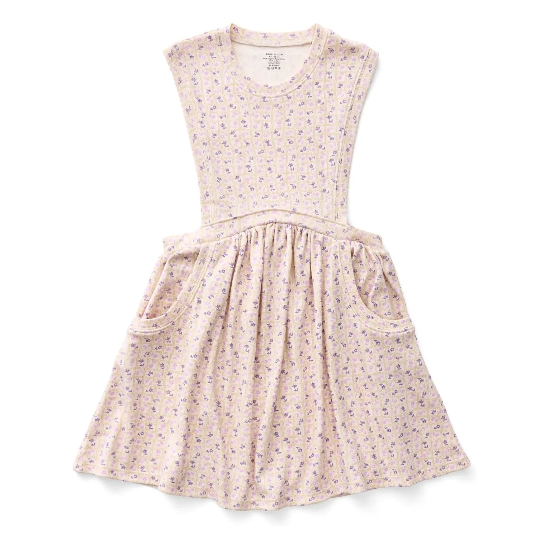 Soor Ploom - Dunes Fleurie Bio-Baumwollkleid | Puderrosa
