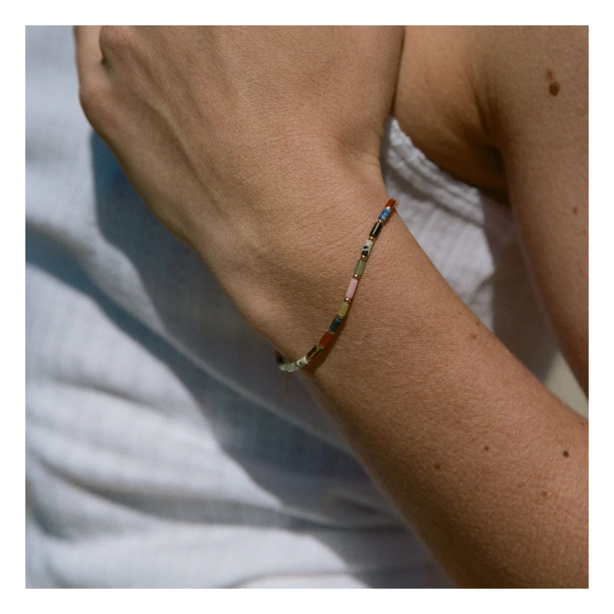 Camille Colette Studio - Baia Armband | Grün