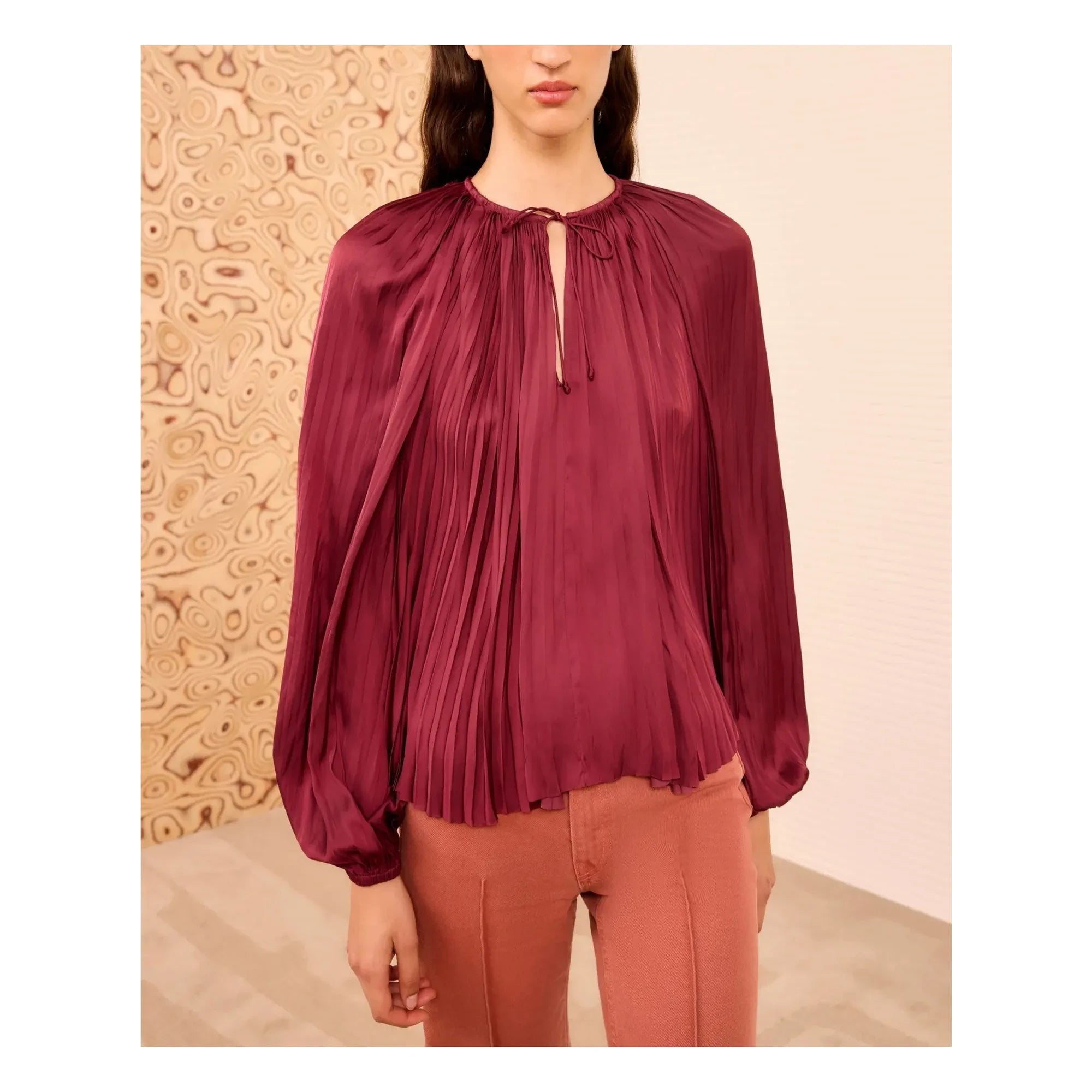 Ulla Johnson – Bluse Electra | Bordeaux