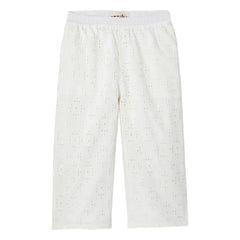Apaches - Hose mit Hitam-Stickerei | Creme