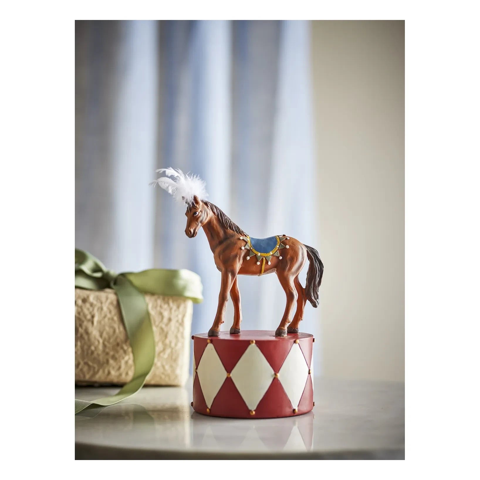 Bloomingville Mini - Flor Horse Süsleme | Kırmızı