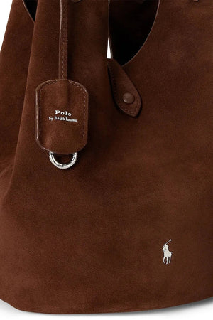Polo Ralph Lauren süet kadın alışveriş çantası