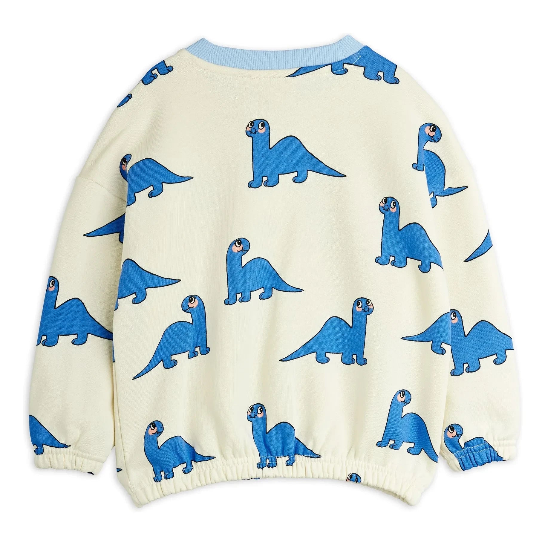 Mini Rodini - Dinos Sweatshirt aus Bio-Baumwolle | Ecru