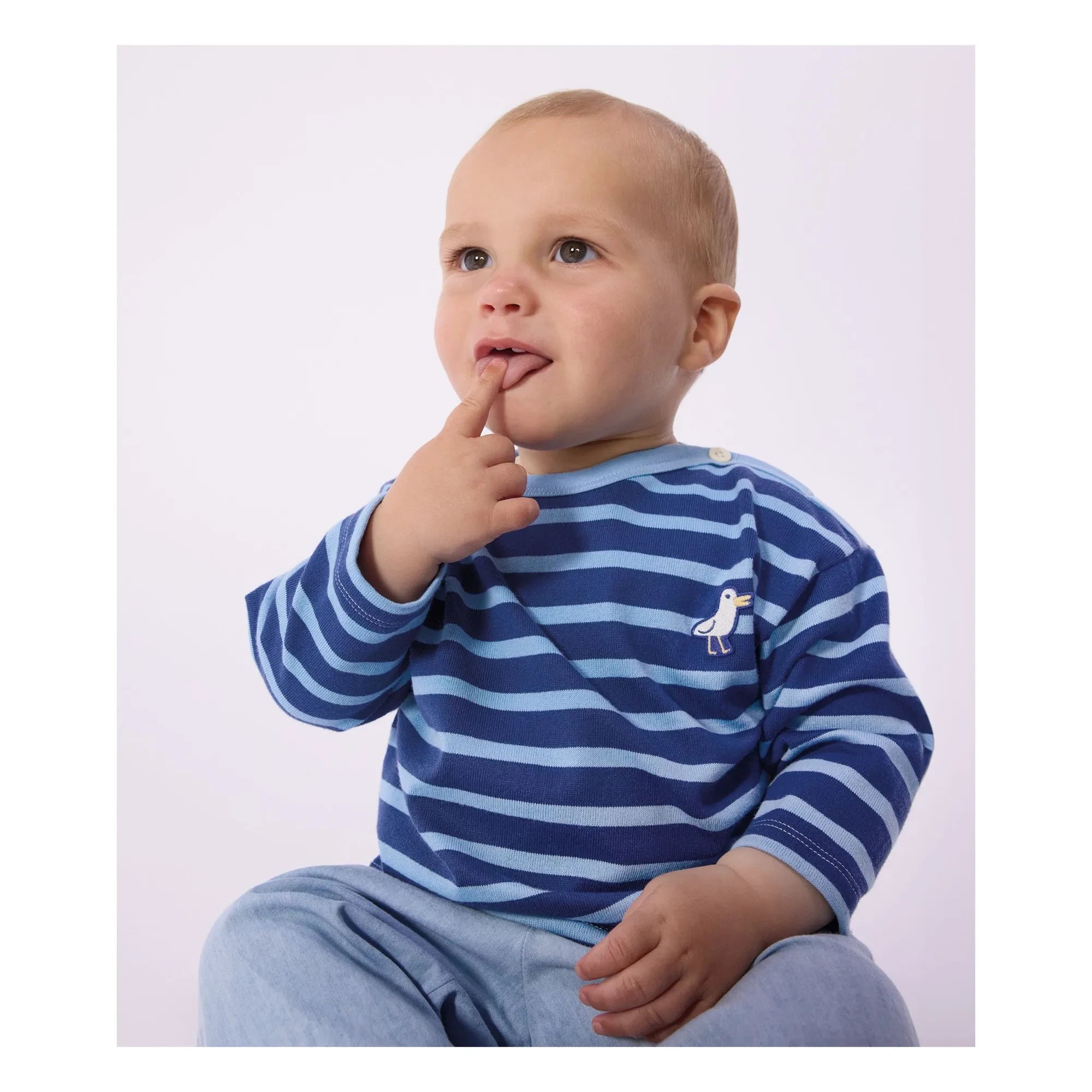Petit Bateau - Seagull T-Shirt | Blau