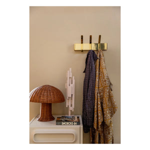 HKliving - Geflochtene Tischlampe