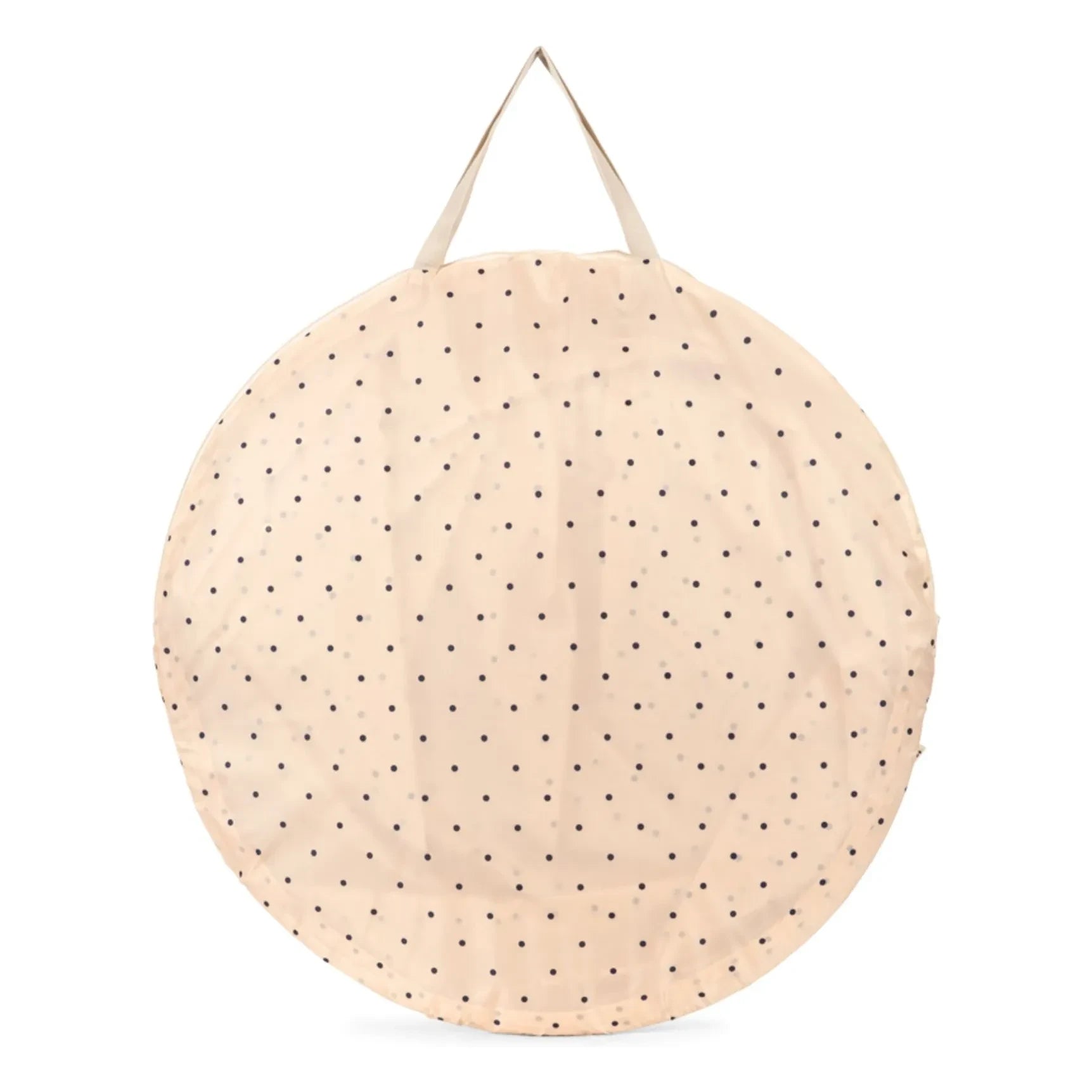 Konges Sløjd - Beige | Marineblau Gepunktet Pop-up Strandzelt