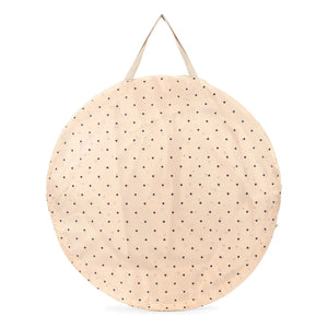 Konges Sløjd - Beige | Marineblau Gepunktet Pop-up Strandzelt