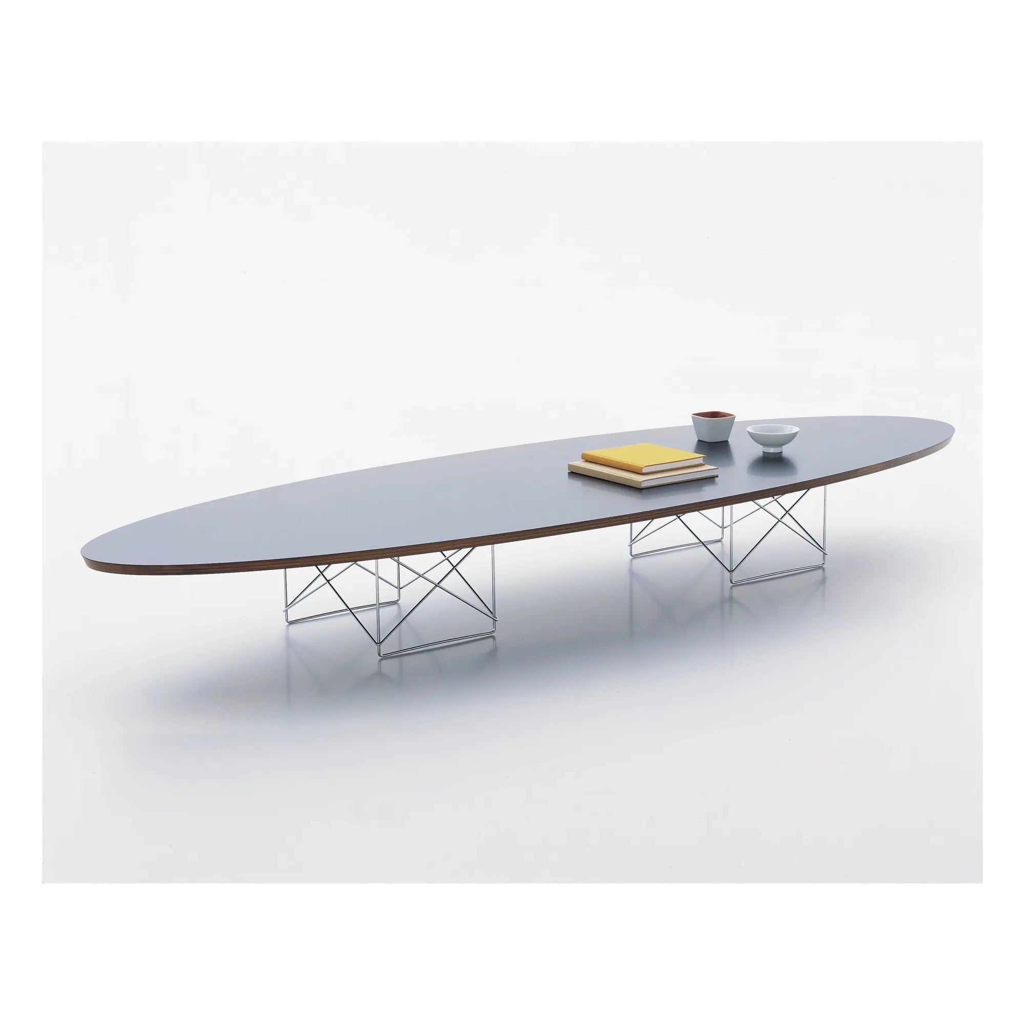 Vitra - Elliptical Table ETR - Charles & Ray Eames, 1951 | Schwarz