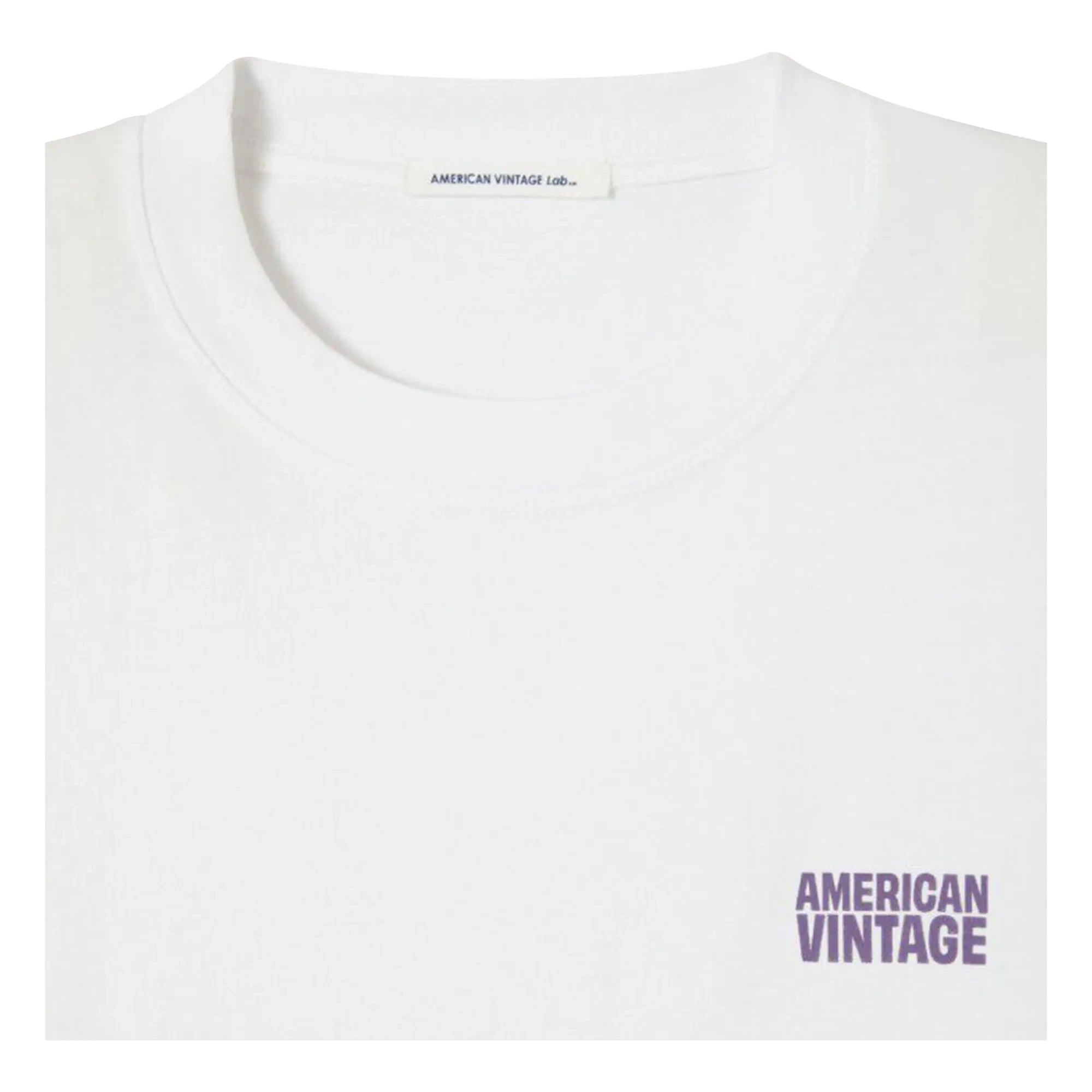 American Vintage - Gixy Baumwoll-T-Shirt | Weiß