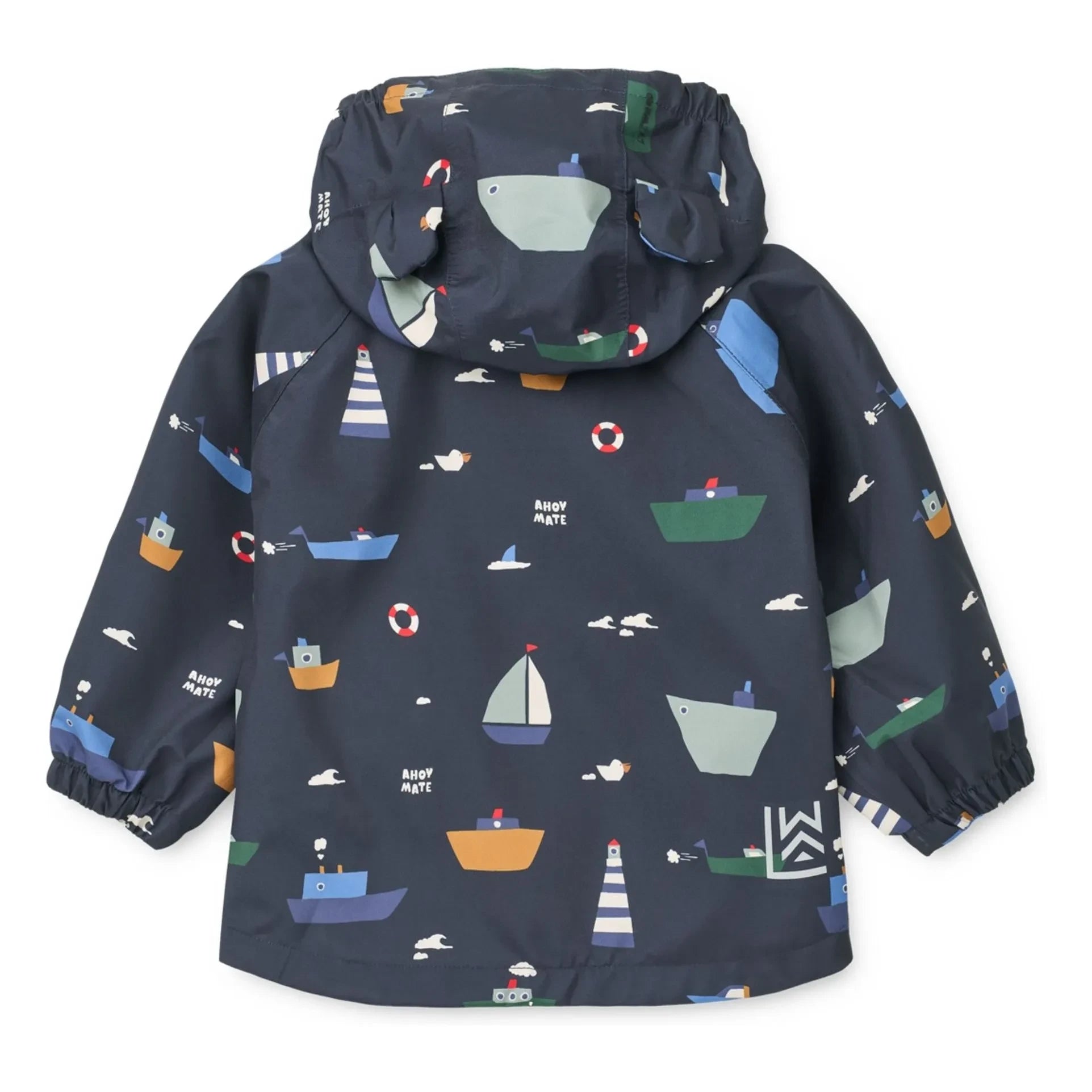 Liewood - Manu Bateaux Regen-Set aus recyceltem Faser | Marineblau