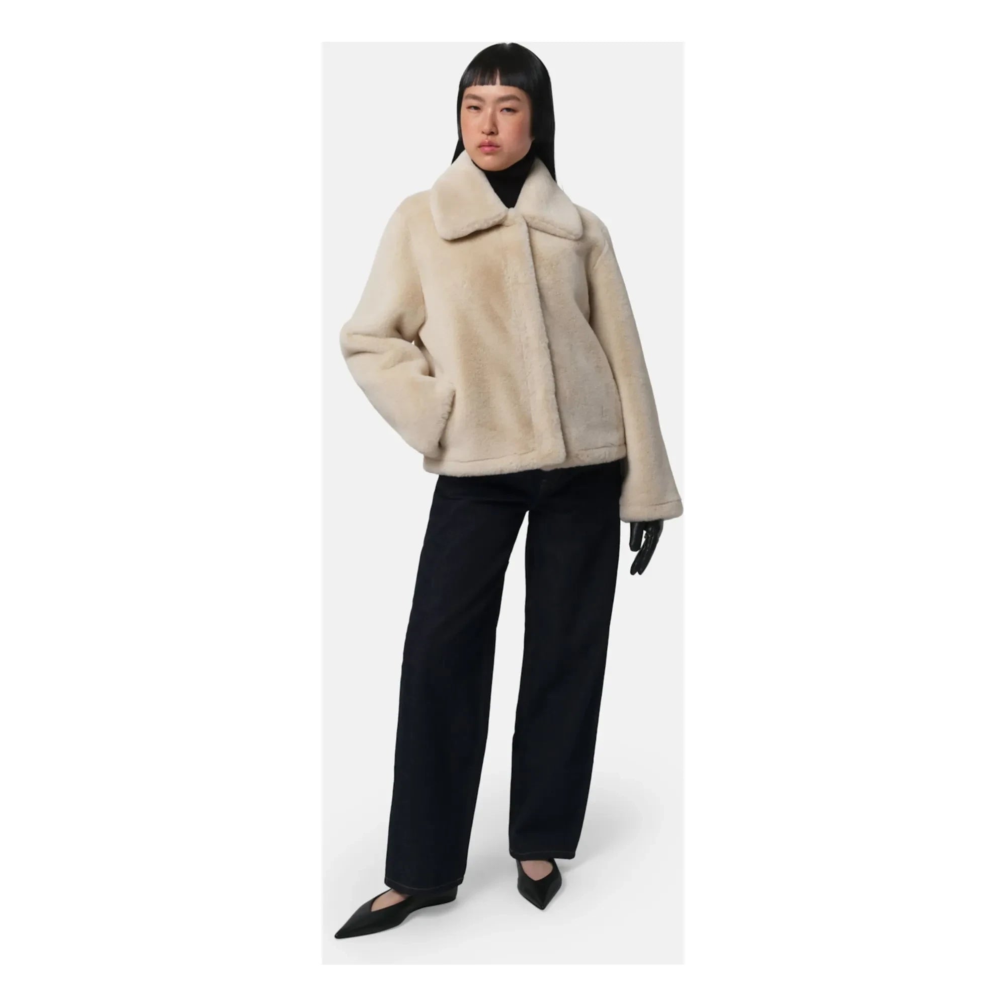Apparis - Elis Recycelte Faser Jacke | Ecru