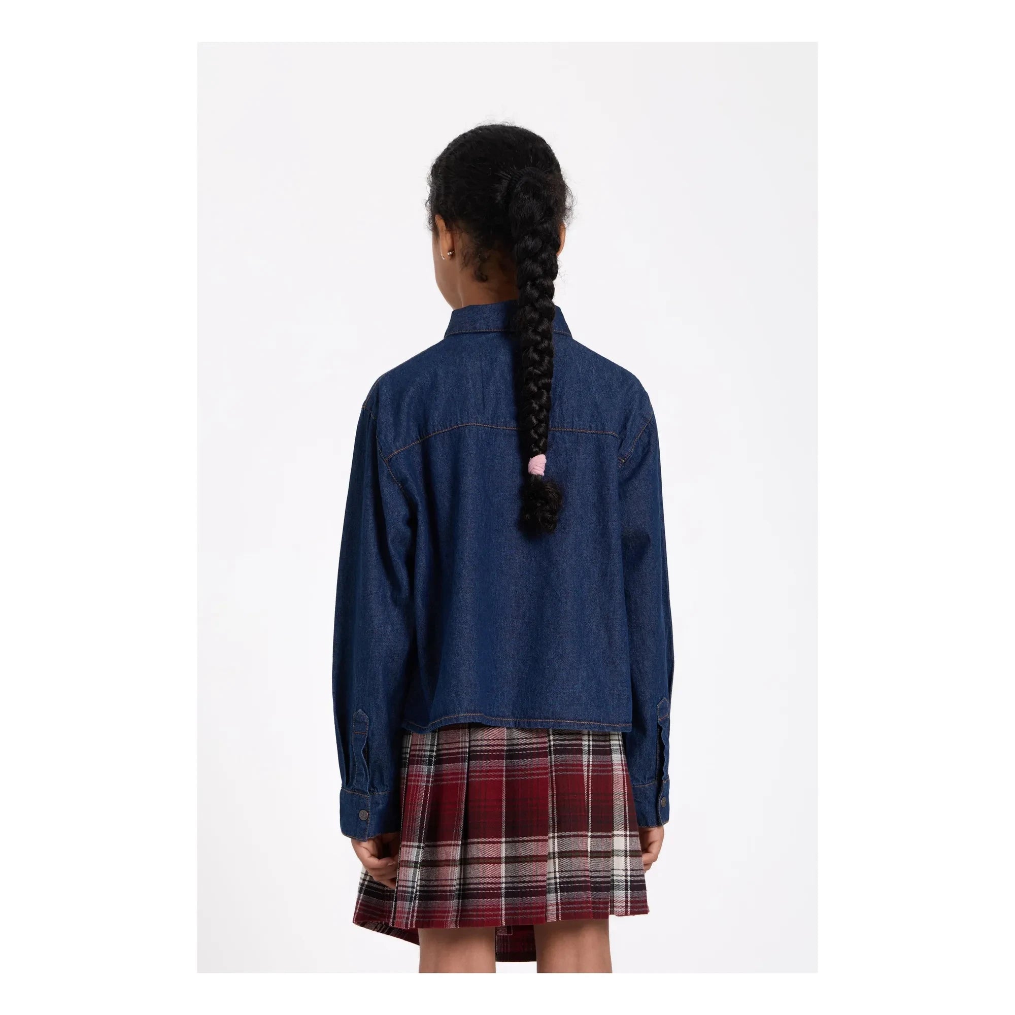 Finger in the nose - Sterling Check Asymmetrischer Rock | Aubergine
