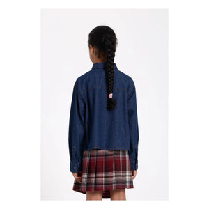 Finger in the nose - Sterling Check Asymmetrischer Rock | Aubergine