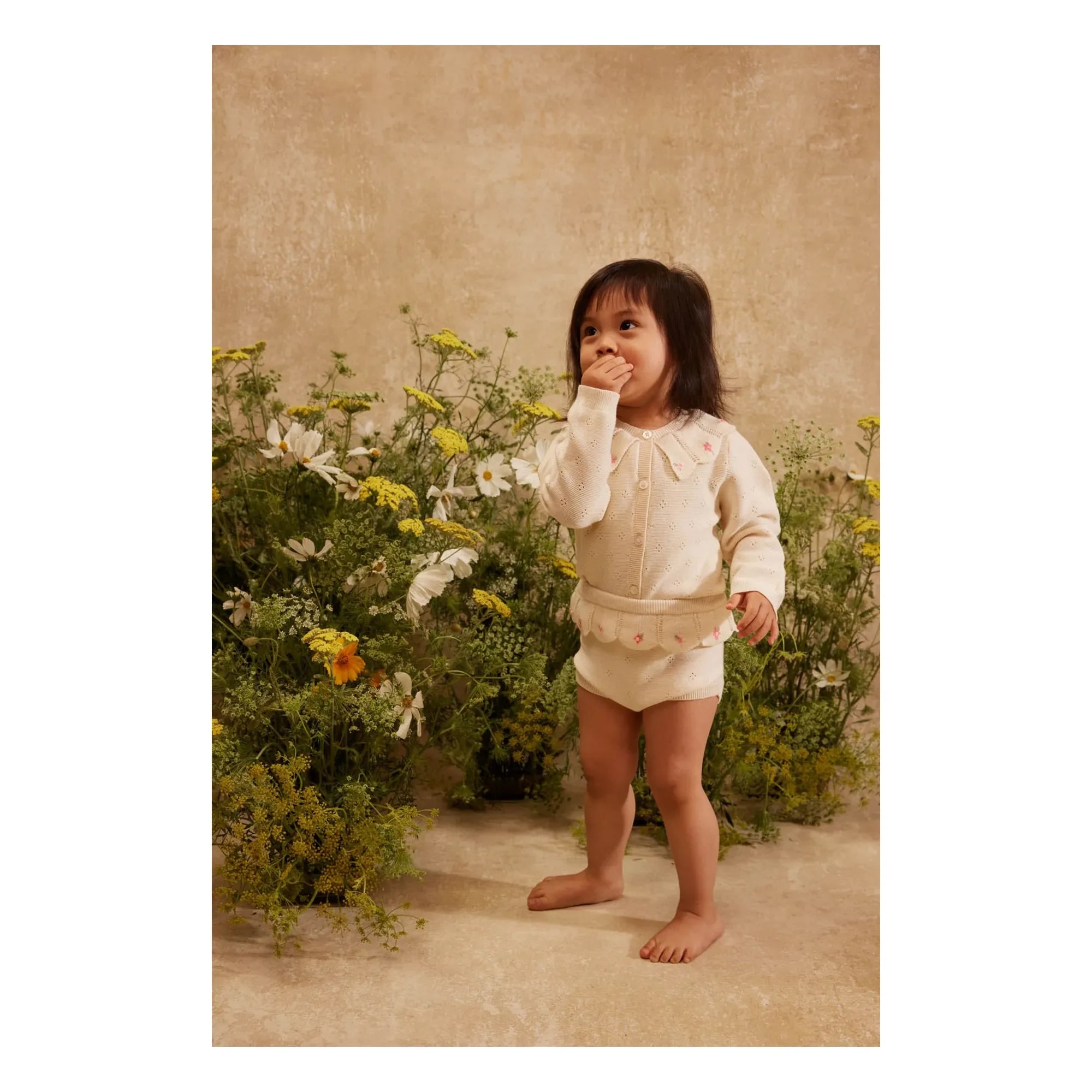 Louise Misha - Bloomer Pointelle Mylia | Creme