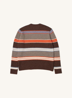 Edmmond Studios - Gestreifter Pullover | Braun