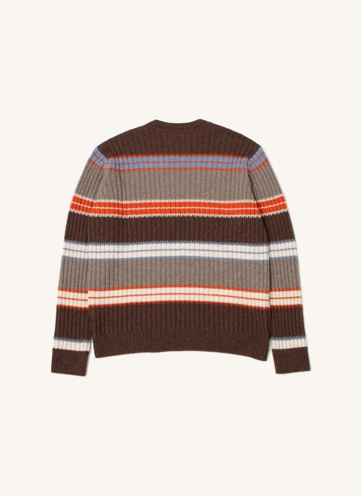 Edmmond Studios - Gestreifter Pullover | Braun